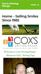 Mobile Screenshot of coxgolf.com